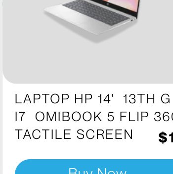 Laptop HP 15" 14e gen 8 Go i5
